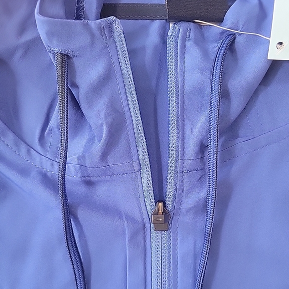 Reebok Full Zip Training Woven Jacket Mens Size Large Classic Blue and Black - Picture 2 of 9